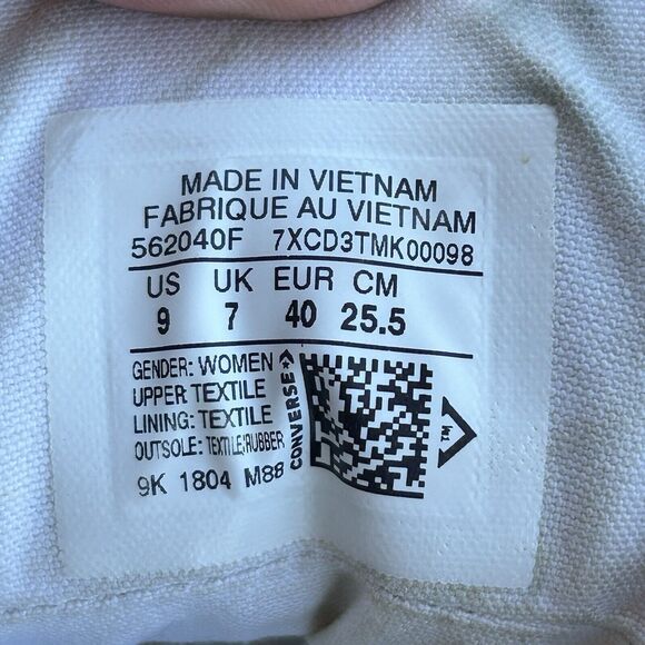 Converse Pink Low-Top Sneakers - Picture 9 of 10